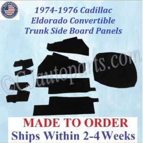 1974 1975 1976 Cadillac Eldorado Convertible TRUNK SIDE BOARD PANELS #CAD-SDP-370